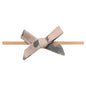 Copper Pearl Ribbon Baby Bow Gemma in Tan