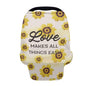 Multi-Purpose Baby Car Seat Cover Stroller Canopy Covers Stretchy Soft Breastfeeding Shawl for Babies Car Seat Canopy Cover Modern Size