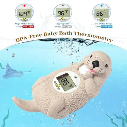 Baby Bath Thermometer for Infants Digtal Baby Water Thermometer for Bathtub Temperature Measure,Safty Kids Bath Floating Toy