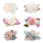 Flower Hair Clip BFNAAgirl Baby Girl Hair Bows Exquisite Hair Accessories Alligator Clips for Infants Toddlers Teen Kids Gift 6pcs/set