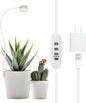 Grow Lights for Indoor Plants, Mini Plant Light, Full Spectrum Clip on Small Grow Lights for Indoor Growing, 10 Dimmable Auto On Off 3 9 12 Hrs Timer for Office Home