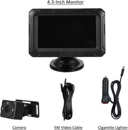 Shkalacar Baby Car Mirror Safely Monitor Infant Child, 4.3'' HD 1080P Infant Car Seat Camera Rear Facing Backseat Camera with Wide Clear View for Kids Pets