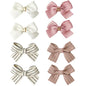 8PCS Baby Girl Dog Gift Wrap Hair Bow Clips Barrettes, Assorted Hair Accessories Alligator Clip for Little Girls Toddler Kids Teens
