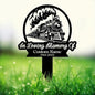 Personalized Train Driver Memorial Plaque Stake – Heartfelt Tribute, Sympathy Grave Marker, Remembrance Plaque (Train Memorial)