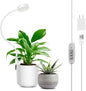 LORDEM Small Pot Clip Grow Light, Full Spectrum LED Plant Grow Lamp for Indoor Growing, Auto On/Off Timer 4/8/12H, Plant Light with 4 Dimmable Brightness Levels, Ideal for Small Indoor Plants, 1 Pack