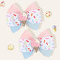 2 Pcs Baby Girl Hair Clips Ice Creams Bow Clips Cute Snap Barrette Thick Thin Hair Accessories for Little Girls Kids Teens Women (Blue)