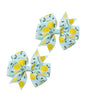 Lemon Bow Clips Baby Girls Fruits Bowknot Pin Kids Girls Yellow Lemon Hair Bow Clips BBG97 (Set-A)