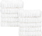 AIDEA Baby Washcloths and Burp Cloths, Absorbent Cotton Muslin Baby Towels, Large Soft Breathable Newborn Essentials for Boys and Girls, Newborn Essentials, White-10 Pack, 10"x10"