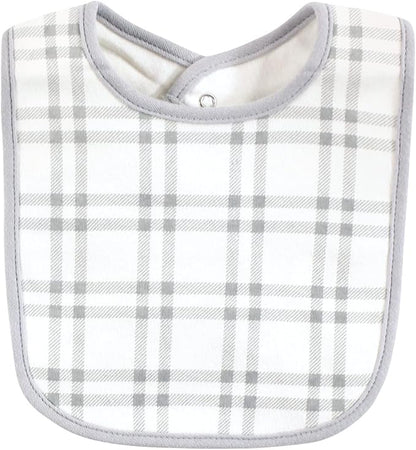 Hudson Baby Unisex Baby Cotton Bib and Headband Set