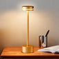 Gold Modern Cordless Table Lamp Rechargeable, Aluminum Touch Lamp & 4000mAh Battery Operated, 3000K LED Table Lamps for Home Decor, Dining, Reading, Desk, Bedroom, Gift