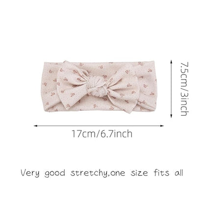 KIDOCHEESE Baby Girl Headbands with Bows Soft Elastics Hairbands Hair Accessories for Newborn Infant Toddler Kids