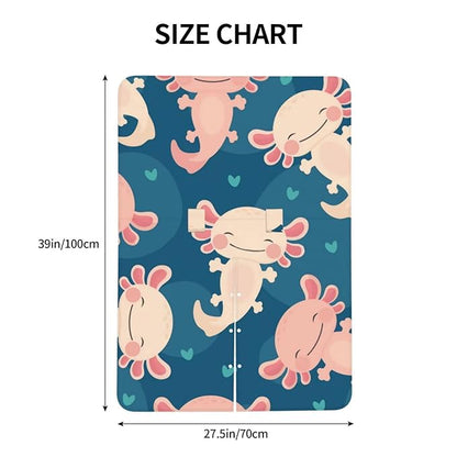 Axolotl Kawaii Baby Car Seat, Rain Shelter, Multifunctional Nursing Cover for Newborns, Mother Care, Breastfeeding, Black