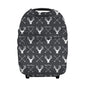 Personalized Deer and Arrow Baby Car Seat Covers with Name, Custom Nursing Cover Breastfeeding for Babies, Carseat Canopy for Boys and Girls, Infant Stroller Cover, Breathable Carseats Cover