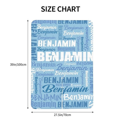 Personalized Baby Car Seat Canopy for Babies, Custom Name Baby Car Seats Covers for Boys Girls, Opening Minky Nursing Breastfeeding Cover for Infant, Carseat Canopies for Newborn (Sky)