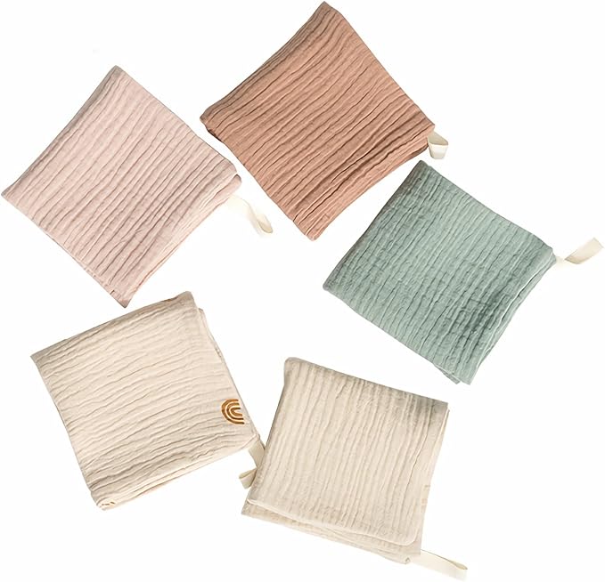 Cotton Baby Towel, Small Square Towel, Feeding Towel, Bath Towel, face Towel, Buttock Towel, Suitable for All Seasons.