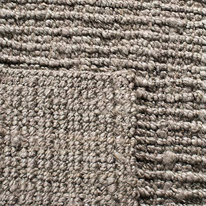 SAFAVIEH Natural Fiber Collection Runner Rug - 2'6" x 8', Light Grey, Handmade Jute, Farmhouse Style, Chunky Textured Thick Pile (NF447G) - color: Light Grey, size: 2'6" x 8' (Runner)
