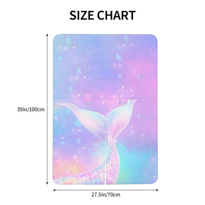 KiuLoam Mermaid Fish Tail Baby Car Seat Canopy, Nursing Cover Breastfeeding Scarf, Stretchy Soft Breathable Infant Carseat Cover for Babies Boys Girls
