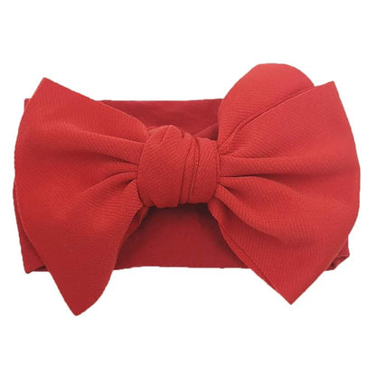 KIDOCHEESE Hairband, Baby Girl Bows Nylon Headbands with Bows, Handmade Hairbands Elastics Hair Accessories for Newborn Infant Toddlers Kids, 5 Pcs(KK69-05)