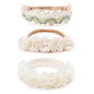 Baby Girl Floral Headband Nylon Flower Crown Elastic Hairband 3pcs Hair Accessories Gift for Girls (9557-001)