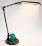OTUS LED Architect Desk Lamp for Home Office with Wireless Charger, Adjustable Swing Arm, 32 in Tall, 11.8 in Panel, 3 Color Modes, 12 Dimmable Levels, Eye-Caring for Reading, Study, Video Calls