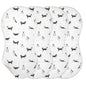 Muslin Baby Burp Cloths, Cute Dogs Siberian Husky Muslin Washcloths Baby Rags Comfy Soft Absorbent in for Newborn Boys and Girls 4 Piece 22 x 11 Inch