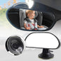 Baby Car Backseat Mirror, Rear View Facing Back Seat Mirror Kid Safety Rearview children Adjustable Rearview Wide Angle Convex Mirr-or for Infant Toddler Child Children Backseat passengers