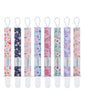 babygoal Flower Pacifier Clips, 8 Pack Binky Paci Holder Clips Fits for Most Baby Pacifiers and Binkies