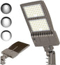 KUKUPPO 400W LED Parking Lot Light 60,000LM UL Listed, Power Adjustable LED Shoebox Flood Court Light Industrial Parking Pole Light Slip Fit Outdoor Street Area 5000K IP65 Waterproof 100-277V
