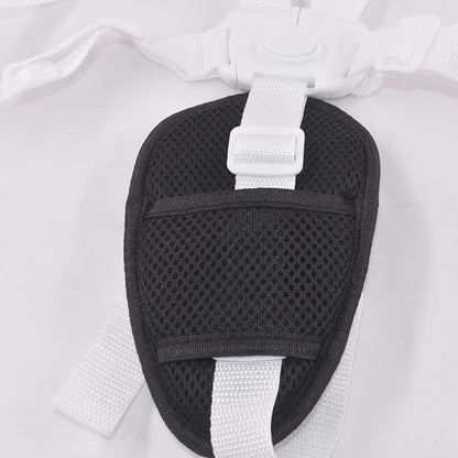 2 Pack Baby Stroller Crotch Pads, Baby Seat Stroller Strap Pads, Baby Stroller Chest Harness Crotch Cushion, Pushchair Seat Chest Harness Crotch Covers for Kids/Child Seats (Black)