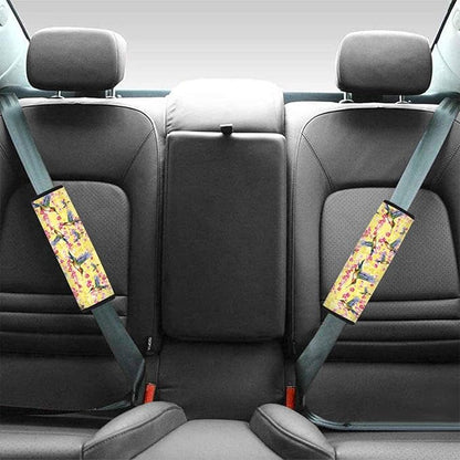 Hummingbird Seat Belt Cover for Adult Kids,2 Pcs Travel Cushion Seatbelt Pad Fashion Car Interior Crossbody Decor Protector