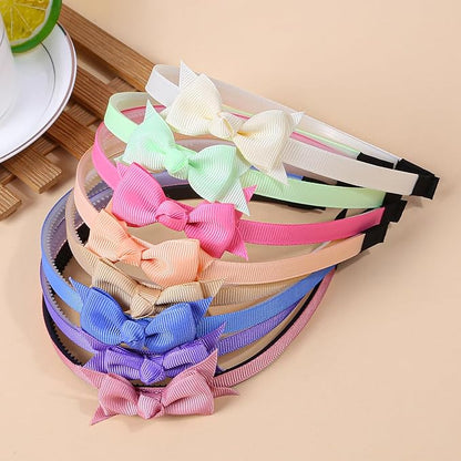 XIMA Baby Girls Headbands with Bows,Cute Ribbon Hair Bows Head Band for Teens Toddlers Kids Children Pack of 15-B