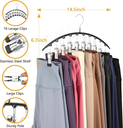 Legging Hangers for Closet Organizer, Hat Hangers for Closet 2 Pack