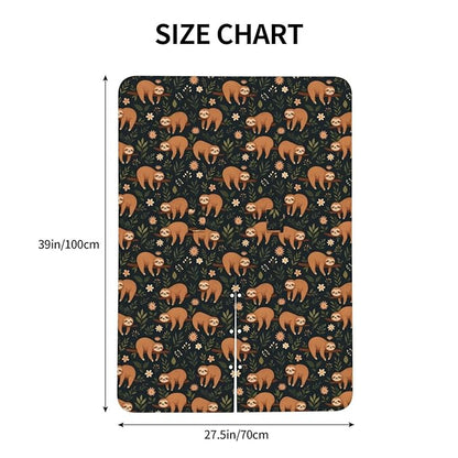 Funny Hanging Sloth Baby Car Seat Canopy Nursing Cover for Newborn Car Seat Breastfeeding Covers Blanket Newborn Shower Gift
