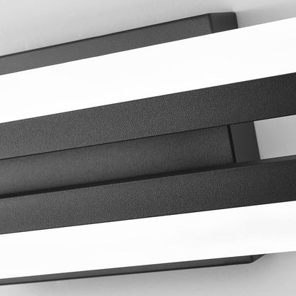 PRESDE 24 Inch LED Vanity Light Bar, Modern Black Bathroom Lighting Fixture Over Mirror