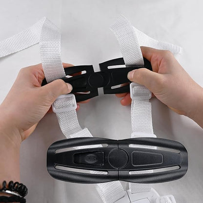 LiXiongBao Child Seat Chest Harness Buckle Lock Stroller Chest Buckle Universal Replacement for Baby and Kids Trend,Seat Chest Harness Buckle Parts (Black)
