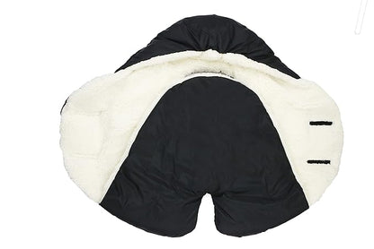 7AM Baby Car Seat Blanket - Multifunctional Car Seat Cover for Baby Boy & Girl, Winter Stroller & Car Seat Swaddle Blankets for Babies, Micro-Fleece & Plush Lined Warm Carseat Cover | Nido (Large)