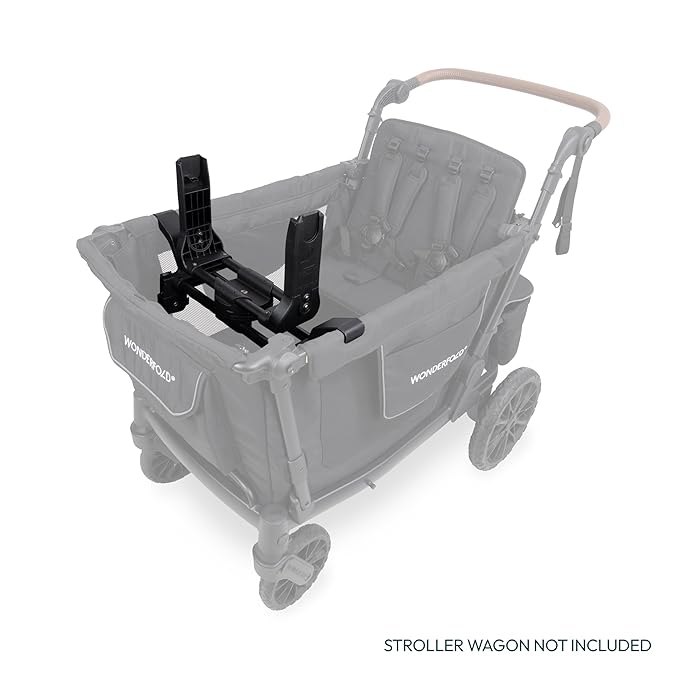 WONDERFOLD Infant Car Seat Adapter for Cybex, Nuna, Maxi-COSI Car Seat - Full 360-Degree Rotation, Easy to Install & Folds with Wagon Stroller, W2 Pro Series