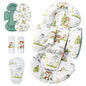 Generic Infant Car Seat Insert Compatible with Mamaroo Swing & Graco Swing and Infant Car Seat, Newborn Insert Baby Head Body Support, Reversible Design, Breathable Soft Fabric, 1Pcs - Green Woodland