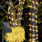 LairtPOW Solar Rope Light Waterproof IP65 39FT 100LEDs Outdoor LED ‎Solar Outdoor Lights for Party Garden Yard Home Wedding Christmas Halloween Holiday Tree Decoration Lighting