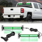 Nilight 24LED Emergency Strobe Traffic Advisor Light Bar 2 in 1 Green Dash Warning Safety Flashing Lights Front/Rear Windshield Construction Lights for Trucks Cars Plow Police Firefighter Vehicles