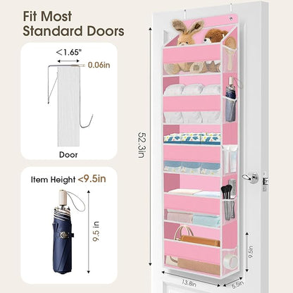 2 Pack Over The Door Organizer Hanging Storage Organizers