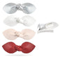 California Tot Girls' Strong and Safe Fully Lined Alligator Small Hair Bow Clips (Happy Set of 4)