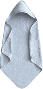 mushie Baby Hooded Towel | Organic Cotton (Baby Blue)