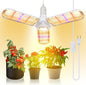 150W LED Grow Light Bulb 414 LEDs Sunlike Full Spectrum Foldable Plant Grow Light with Extension Hanging Pendant Light Cord Cable, Led Grow Lamp for Indoor Plants, Greenhouse, Hydroponic , E27 Base