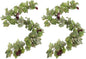 Artificial Grape Vine Leaf Garland Plant with 5 Strings Grapes, 6.5ft Artificial Fake Grape Vines Fake Greenery for Wedding Party Home Indoor Outdoors Decoration (2, Summer Leaf Garland)