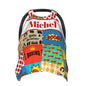 Custom Baby Car Seat Canopy with Name, Personalized Boxing Baby Car Seats Covers for Baby Boy, Opening Minky Nursing Breastfeeding Cover for Infant, Carseat Canopies for Newborn