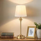 NIORSUN 10.2" Portables Cordless Table Lamp, Battery Operated Lamp,Small Bedside Table Lamp with Warm White,3 Way Dimmable Touch Desk Lamp for Living Room Restaurant Bedroom (Gold)