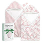 Momcozy Baby Towel with Hooded - Ultra Soft & Absorbent Large Bath Towel Set for Comfort & Gentle on Baby's Skin - Shower Gift & Bath Essential & Baby Registry Search for Newborn,Infant,Toddler,Kids