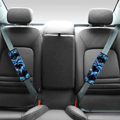 Oceans Dolphin Seat Belt Cover Seatbelt Shoulder Pad Seat Belt Cover Pad for Kids 4 Pack Seatbelt Pads Protector Auto Seat Belt Cushion Pads Car Interior Accessories