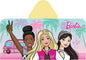 Barbie Bath/Pool/Beach Soft Cotton Terry Hooded Towel Wrap, 24 in x 50 in, By Franco Kids